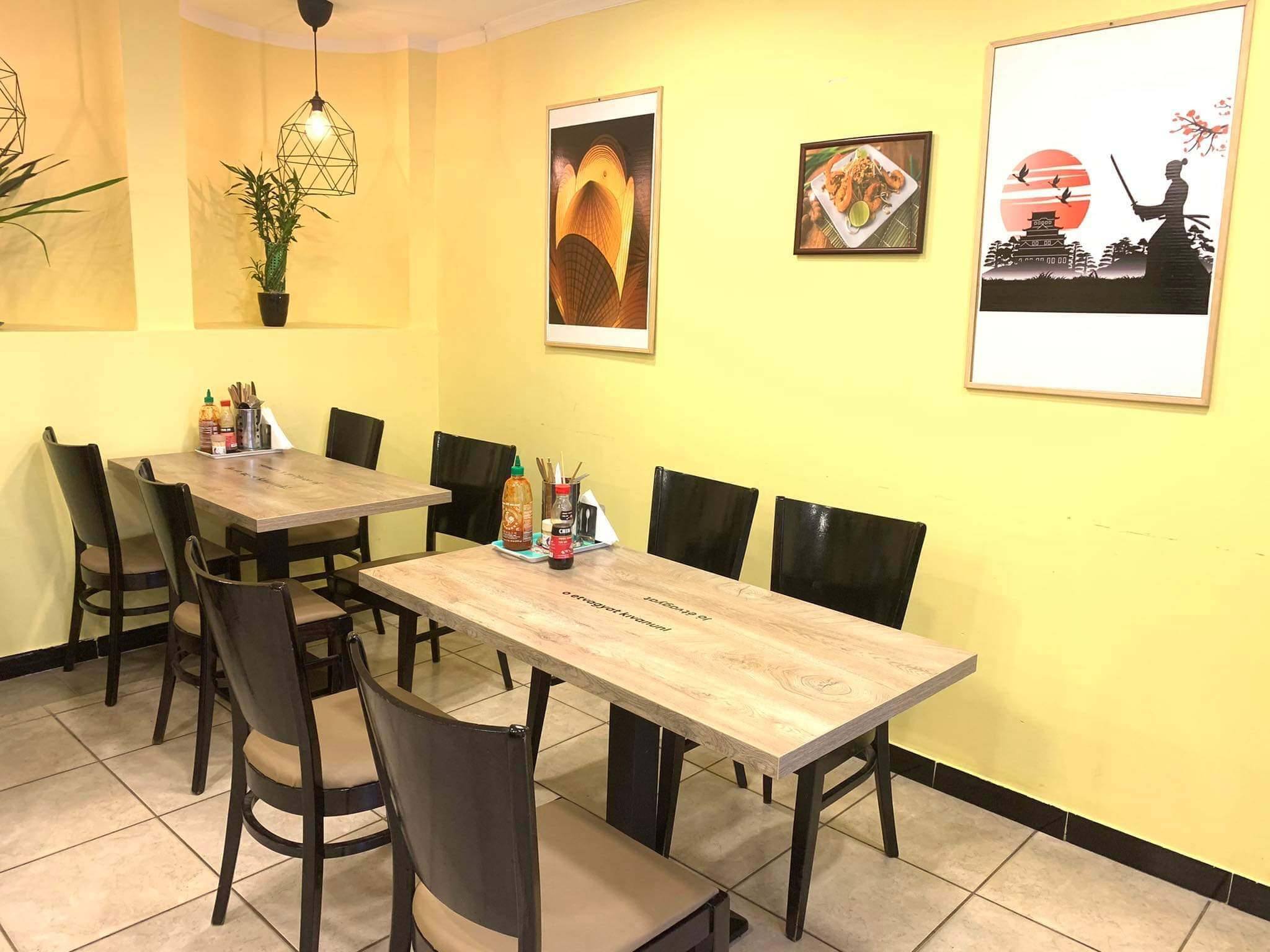 A modern, elegant, and cozy space can be found right at restaurants with affordable prices