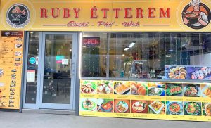 Ruby Étterem Sushi and Asian Food - where you can explore fresh and delicious seafood dishes in an Asian-inspired culinary style