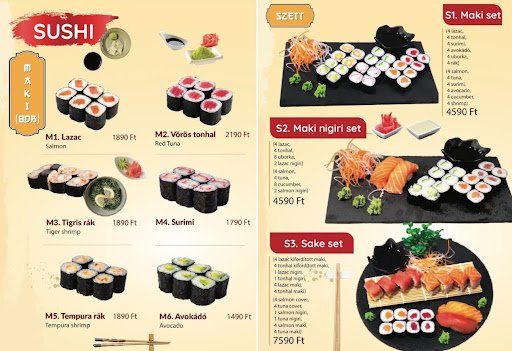 The menu is enticing with many unique dishes, which you can hardly find elsewhere. 